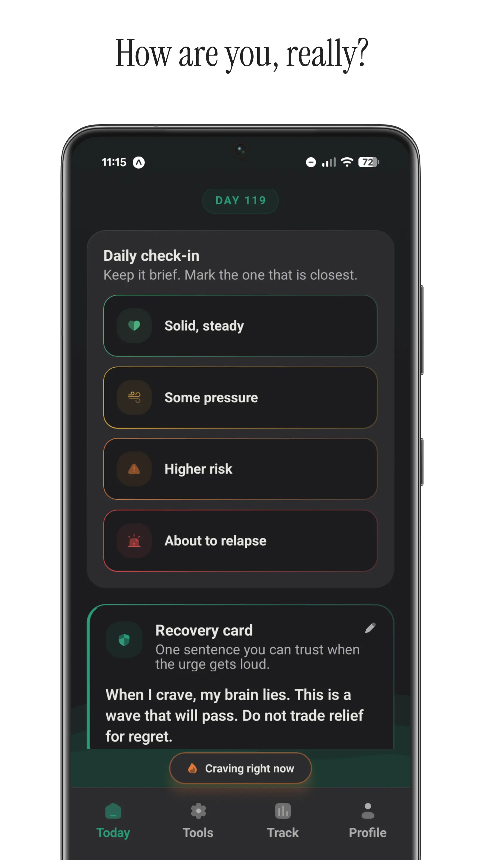 Daily check-in